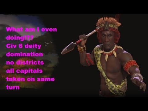 Civ 6 on Deity One City Domination Challenge