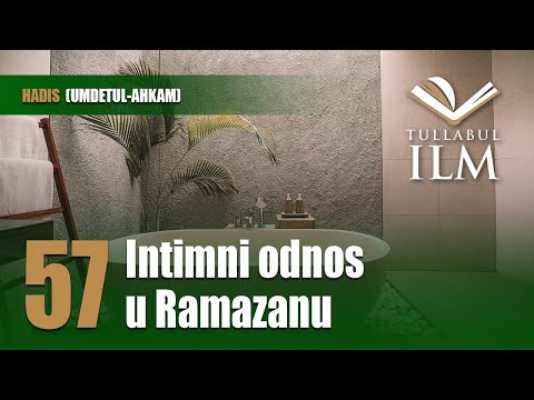 Intimni odnos u Ramazanu - dr. Zijad Ljakić - Tullabul Ilm