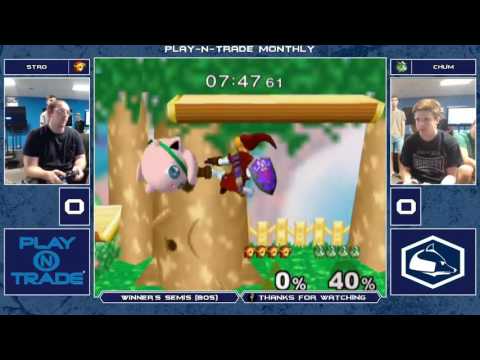 PlayNTrade Monthly 2 Melee Singles - Chum (Jigglypuff/Marth) vs Stro (Link) - Winner's Semis
