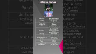 G  V  Prakash Kumar | ஜி வி பிரகாஷ் குமார் ( Indian Musical Composer and Playback Singer And Actor )