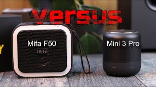 MIFA F50 versus Soundcore Mini 3 Pro // Speaker Battle // Sound Battle