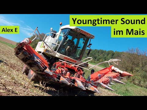 Youngtimer & Sound im Mais 2023  Claas Jaguar 860 John Deere 6620 | Mais die zweite | Alex E