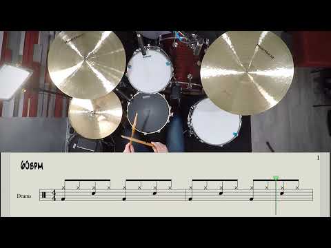 8th Note Rock Beat Homework