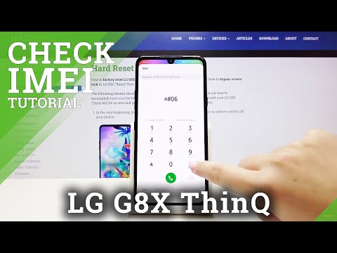 How to Locate IMEI and Serial Number in LG G8X ThinQ – IMEI & SN
