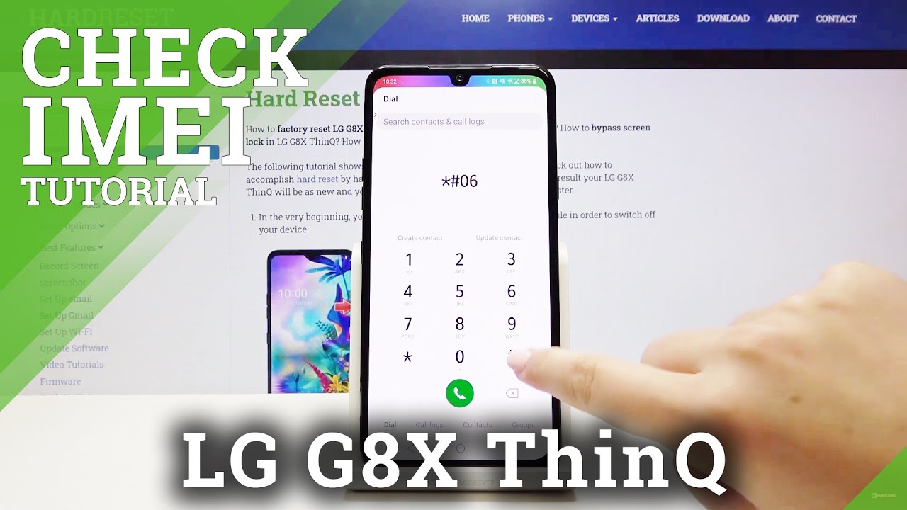 How to Locate IMEI and Serial Number in LG G8X ThinQ – IMEI & SN