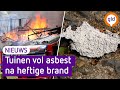 Asbest zorgt voor overlast in Apeldoorn na flinke brand