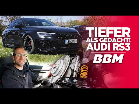 Lower than expected! Audi RS3 8Y KW suspension | by BBM Motorsport