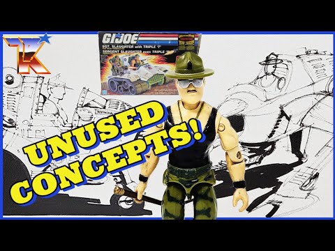 Unmade GI Joe Triple T Vehicle! Sgt. Slaughter Unproduced Toy Concept | 1986 Toy Histories
