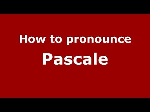How to pronounce Pascale (Italian/Italy) - PronounceNames.com