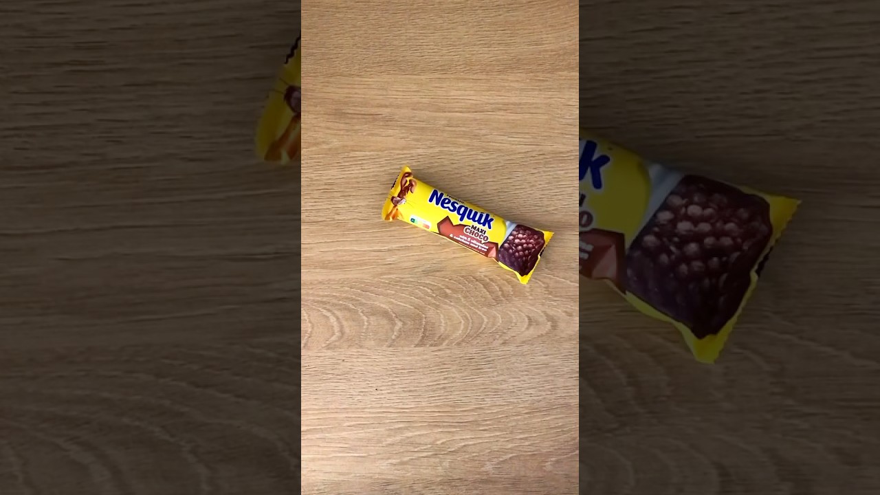 Nesquik choco bar real weight #nesquik #chocolate #chocolatebar #choco #funny #funnyvideo #weight
