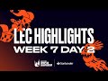 Full Day Highlights | W7D2 | 2022 LEC Summer