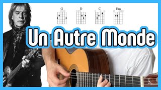 Un autre Monde - TeÌaleÌaphone - Tuto guitare facile