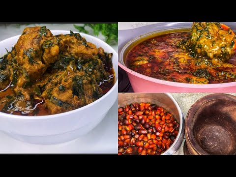 HOW TO COOK OFE AKWU STEW| BEST BANGA STEW RECIPE #nigerianstew #emjayscorner #ofeakwu