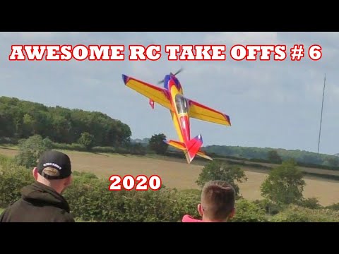 "AWESOME RC TAKE OFFS" 3D AEROBATIC TAKE OFFS # 6 - 2020