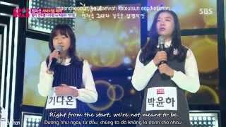 [Engsub+Vietsub] You back to me (그대 내게 다시) - Park Yoon Ha &amp; Ki Daon (KpopstarS4 ep7)