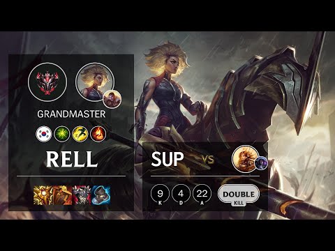 Rell Support vs Leona - KR Grandmaster Patch 11.15