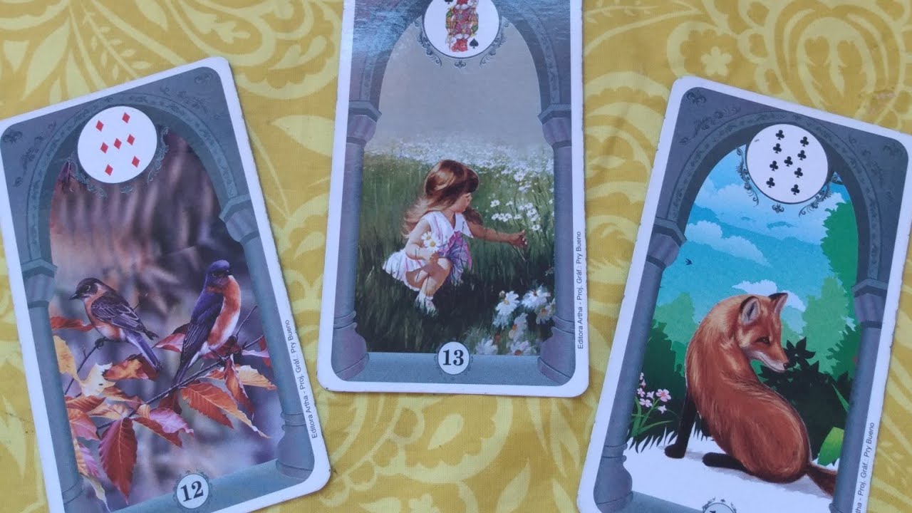 BARALHO CIGANO SIGNIFICADO DAS CARTAS - PÁSSAROS, CRIANÇA E RAPOSA