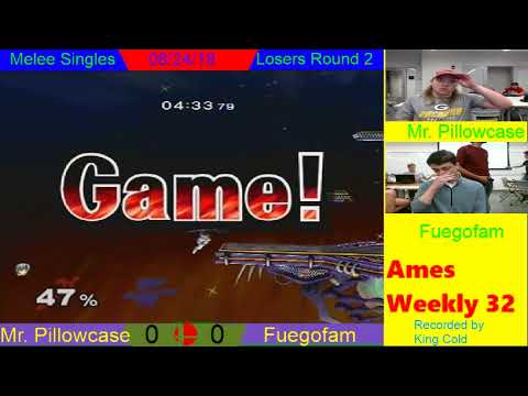 Ames Weekly 32 - Melee Singles - Losers Round 2 - Mr. Pillowcase vs Fuegofam