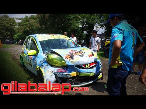 Crash Uki Ifwa Honda Brio ISSOM 2016 Seri 2