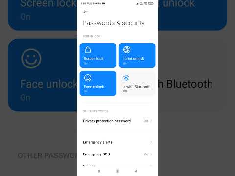 Unlock Phone without Swiping while Using Face Unlock on Redmi Phone|#shorts #redmi