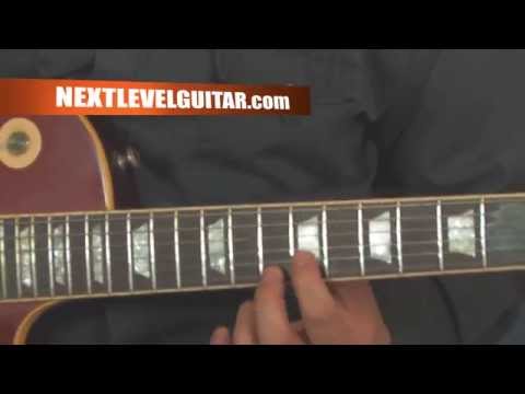 Guitar lesson Primus inspired rock soloing add dissonance tritones half whole scale legato