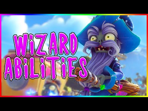 ALL WIZARD ABILITIES | Plants vs Zombies Battle For Neighborville