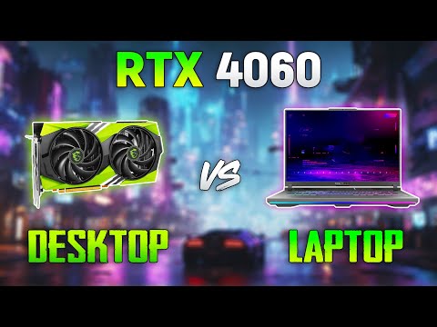 RTX 4060 Laptop vs RTX 4060 Desktop - How Big is the Difference?