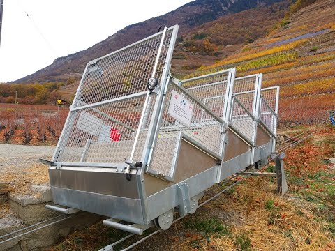 Standseilbahn 1926.08 Fully Telefuni Plamont Bergfahrt 2021 - Funiculaire funicular Switzerland
