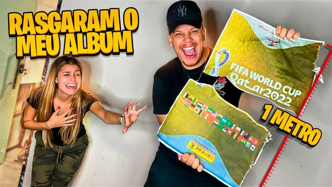 RASGARAM MEU ÁLBUM GIGANTE DA COPA DOURADO!!