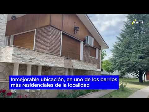 EN VENTA | VILLA GIARDINO - IMPORTANTE CHALET EN BV. LA CAÑADA - INMOBILIARIA RUMI