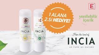 INCIA Lip Balm Serisi