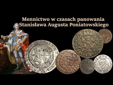 View of small circulation coins of Stanisław August Poniatowski