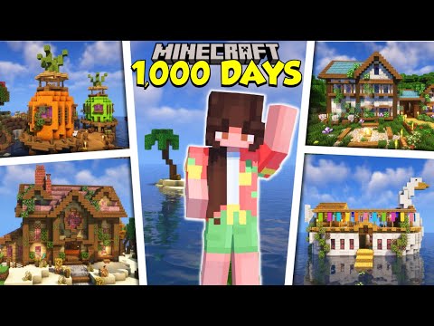We Survived 1000 Days on a Modded Island 🌴 (FULL MOVIE)