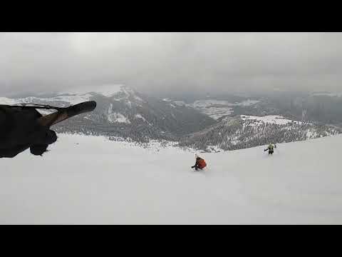 scialpinismo alla forcella de mesdi val di funes gruppo delle odele