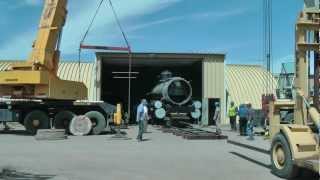 preview picture of video 'Moving Loco 463 day 2 Preparing to load'