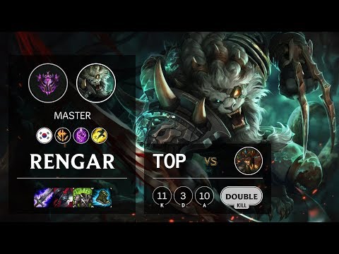 Rengar Top vs Cassiopeia - KR Master Patch 10.11