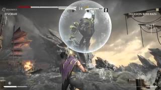 mkx invasion boss Rain vs D'vorah