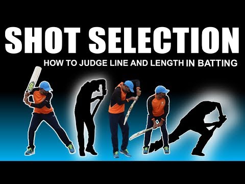 SHOT SELECTION | HOW TO JUDGE LINE AND LENGTH IN BATTING | HINDI TIPS