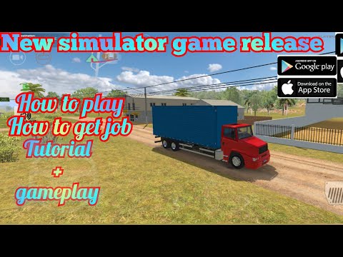 Drivers Jobs Online Simulator How to get job tutorial + gameplay new simulator game android ios