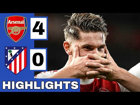 🔴Arsenal vs Atletico Madrid (4-0) Extended HIGHLIGHTS | UEFA Champions League