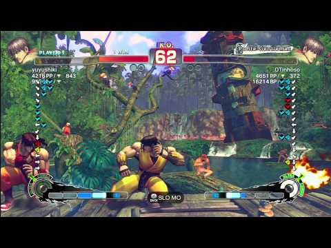 yuyushiki (Guy) vs OTinhoso (Guy) - Endless SSF4AE2012 - *1080 HD*