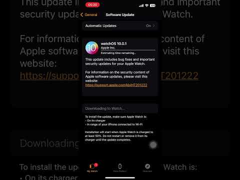 Watch OS 10.0.1 important security update for Apple Watch ⌚️ #appleupdates #applewatch