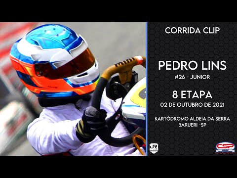 Pedro Lins: Corrida Clip de Junior - 8ª etapa Copa São Paulo Light RBC de Kart 2021