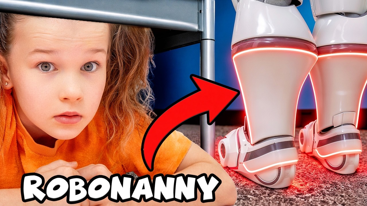 We Got a Robot Nanny! Funny Family Adventure