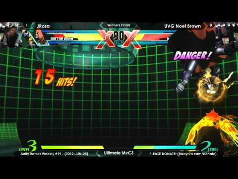 Salty Battles #19 - UMvC3 WF - JRosa VS UVG Noel Brown