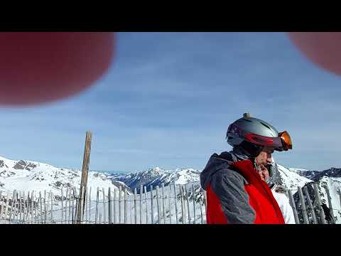 What a Ski Lift Is Like..Top of Pas De La Casa..  30 Dec 2021