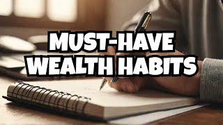 7 Wealth Building Habits You Need to Adopt Now