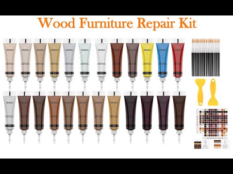 SEISSO 24 COLORS FURNITURE REPAIR KIT- HOW TO REPAIR SCRATCHES?