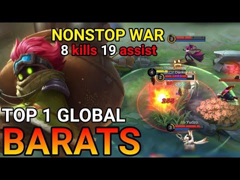 barats nonstop war !!! best build barats 2021 | top 1 global barats gameplay by TTChat_Learning.