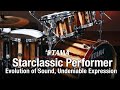 Tama MBS52RZS-MSL Starclassic Performer Shellkit Molten Steel Burst thumbnail 10